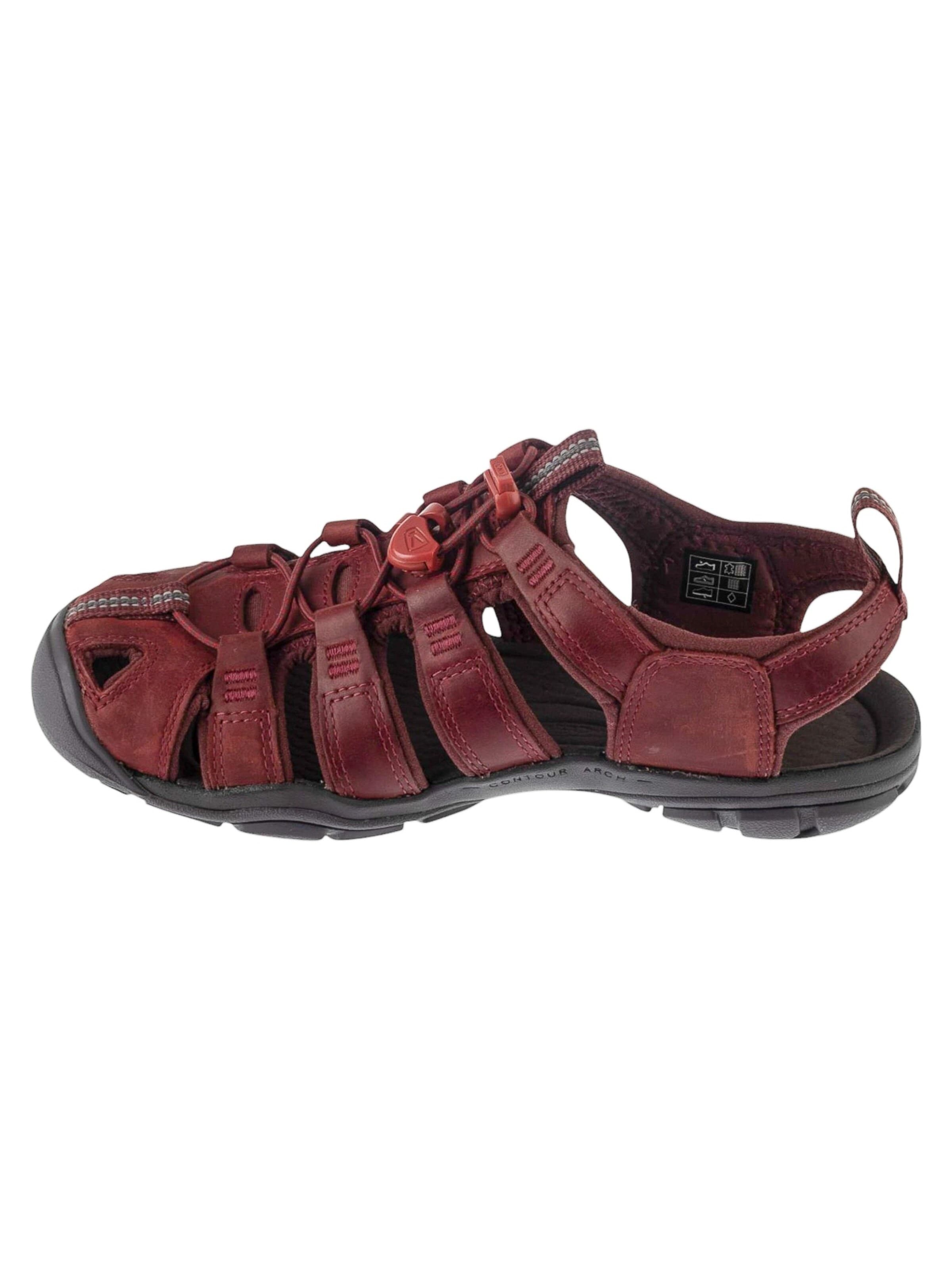 KEEN Sandale 'Keen Clearwather Cnx Leather Sandal'‌‌‌‌‌‌‌‌‌‌ in Rot