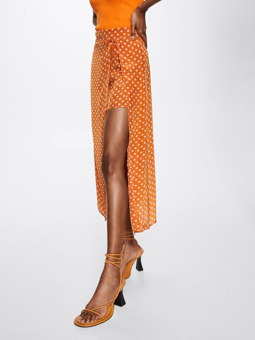 MANGO Skirt in Brown: front