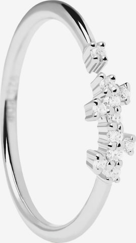 P D PAOLA Ring in Silver: front