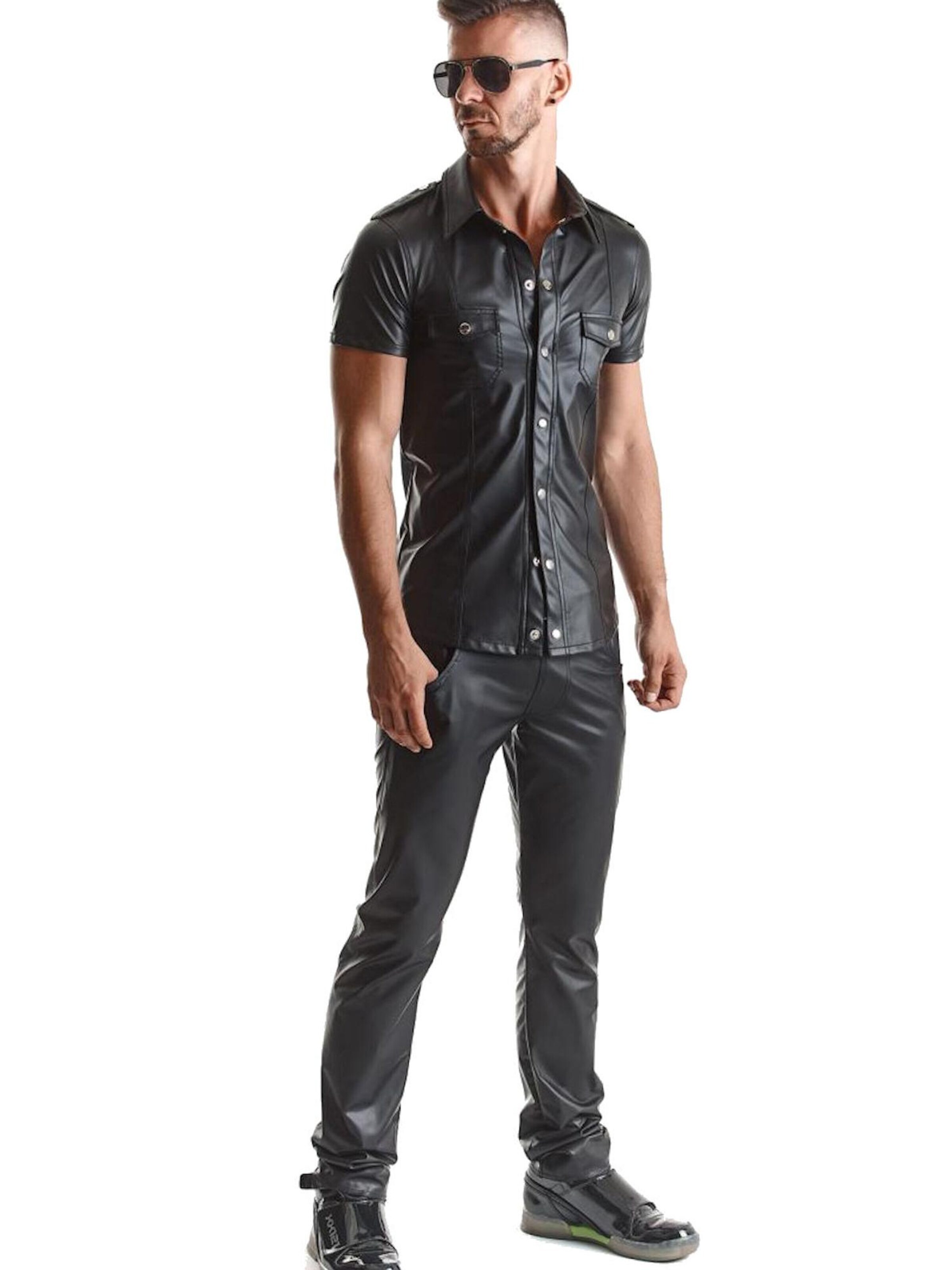 Regnes Fetish Planet Shirt 'Luca' in Black
