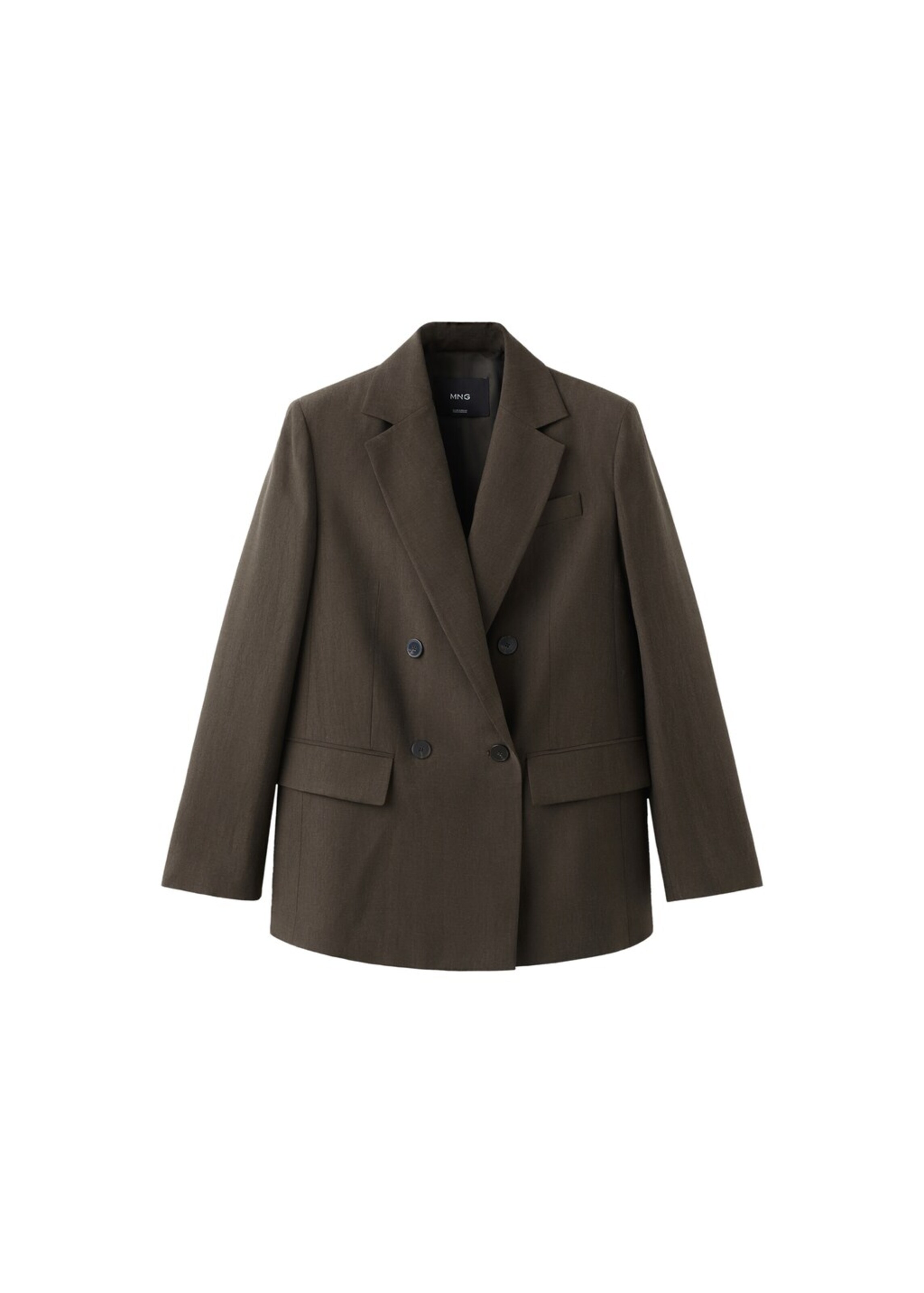 MANGO Blejzr 'Tempo' – hnědá: přední strana