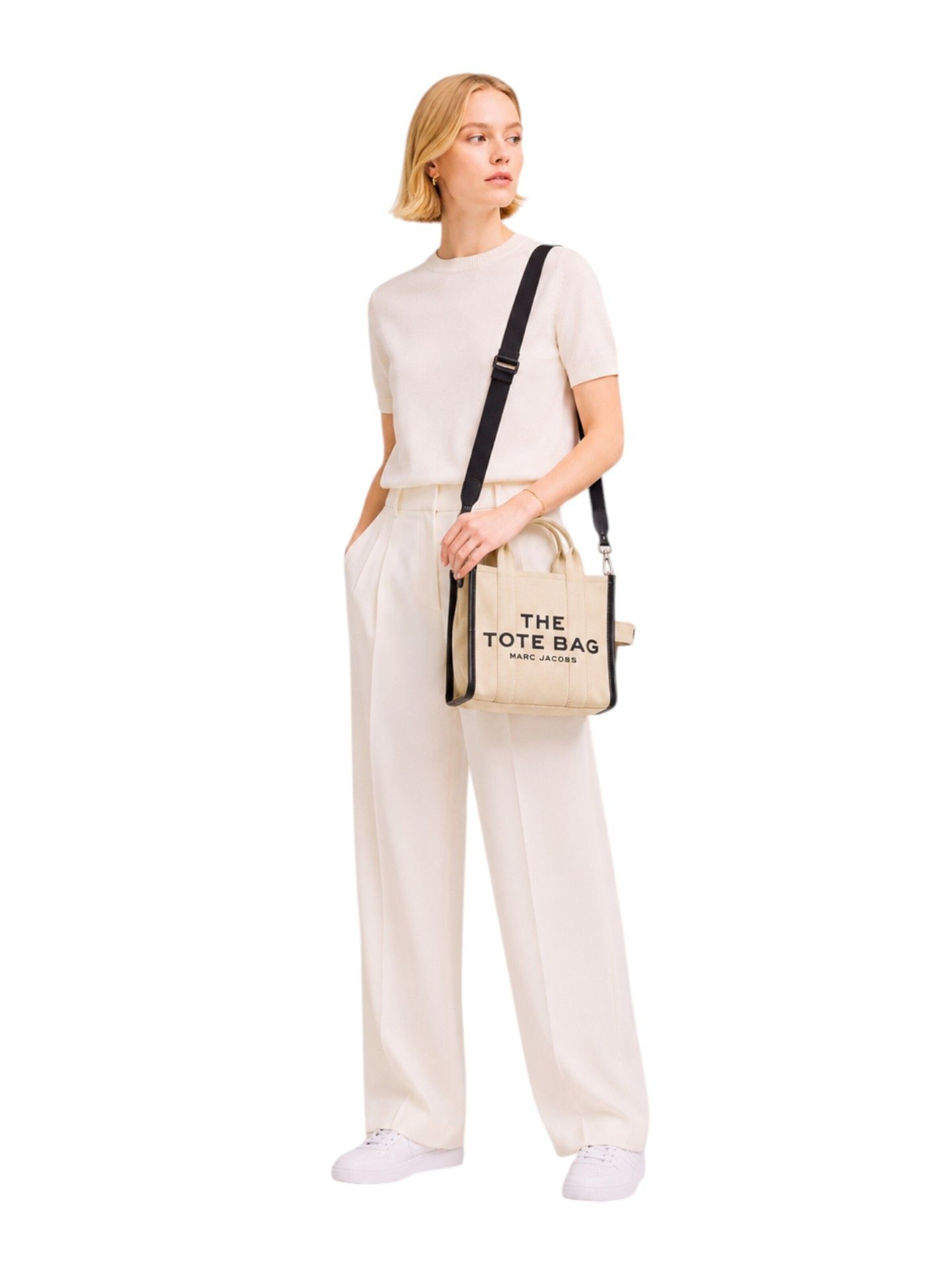 Marc Jacobs Handbag 'The Mini Tote 26x13x21 cm' in Beige