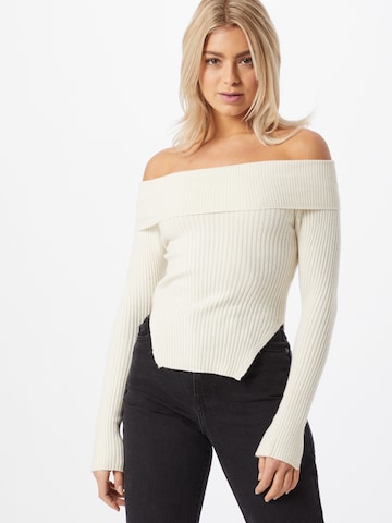 Gina Tricot Sweater 'Ofelia' in White: front