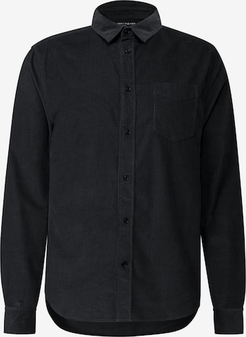Street One MEN Button Up Shirt in Black: front