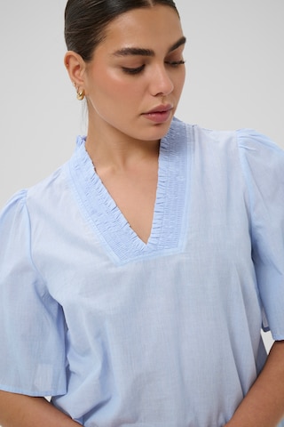 KAFFE CURVE Blouse 'KCjane' in Blue