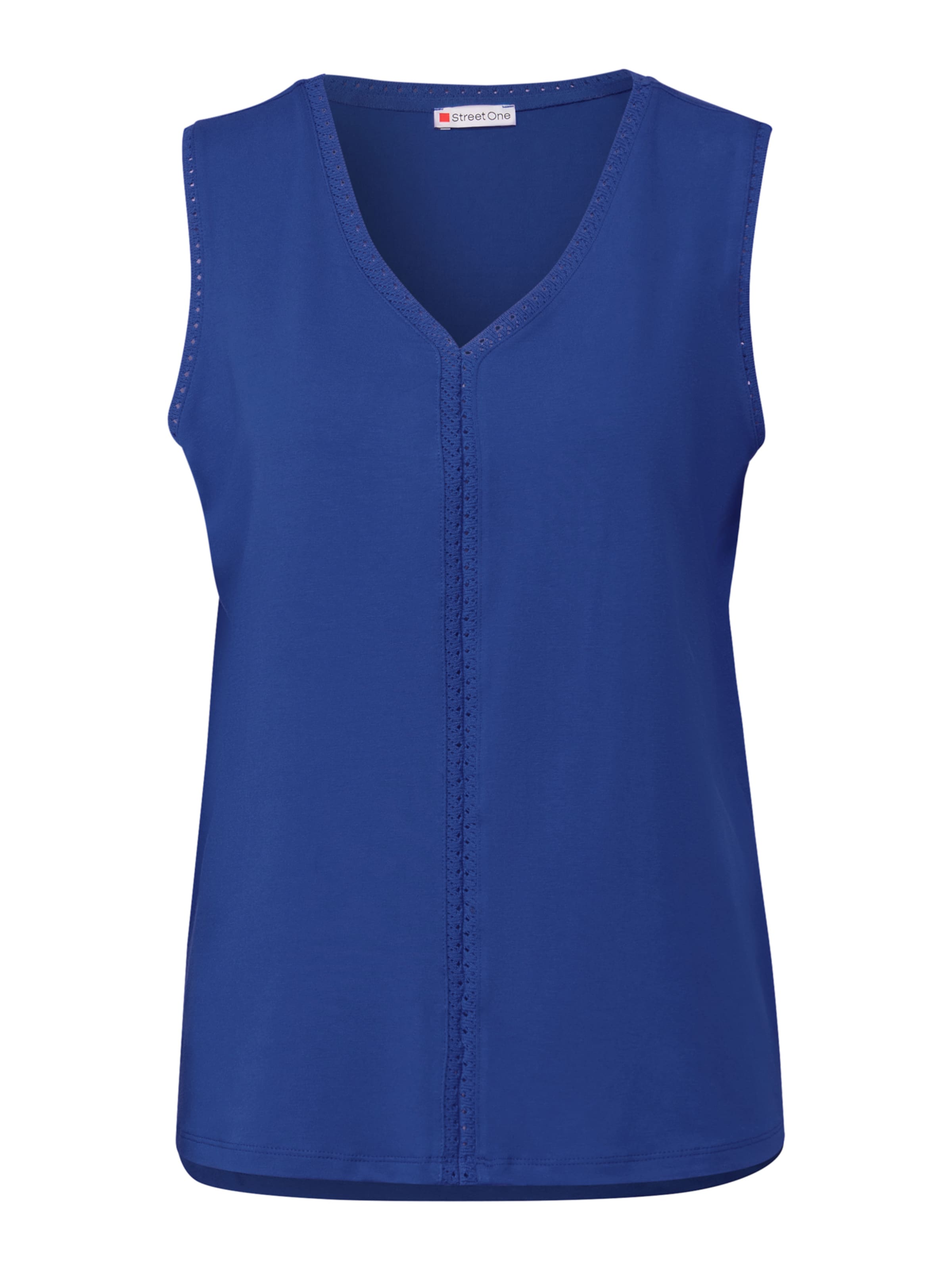 STREET ONE - Top en azul: frente