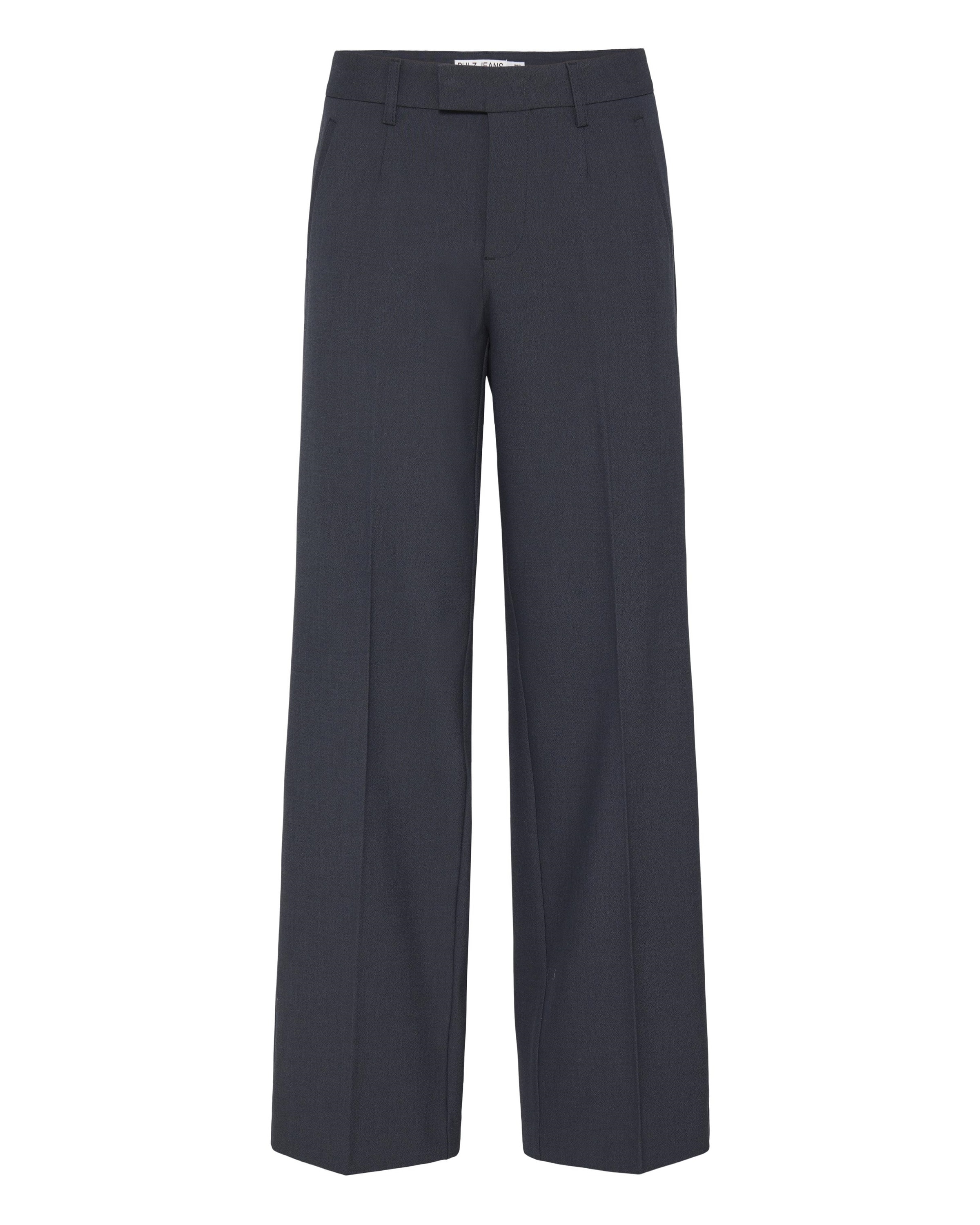 Pulz Bundfaltenhose 'BINDY' in Blau: Vorderseite