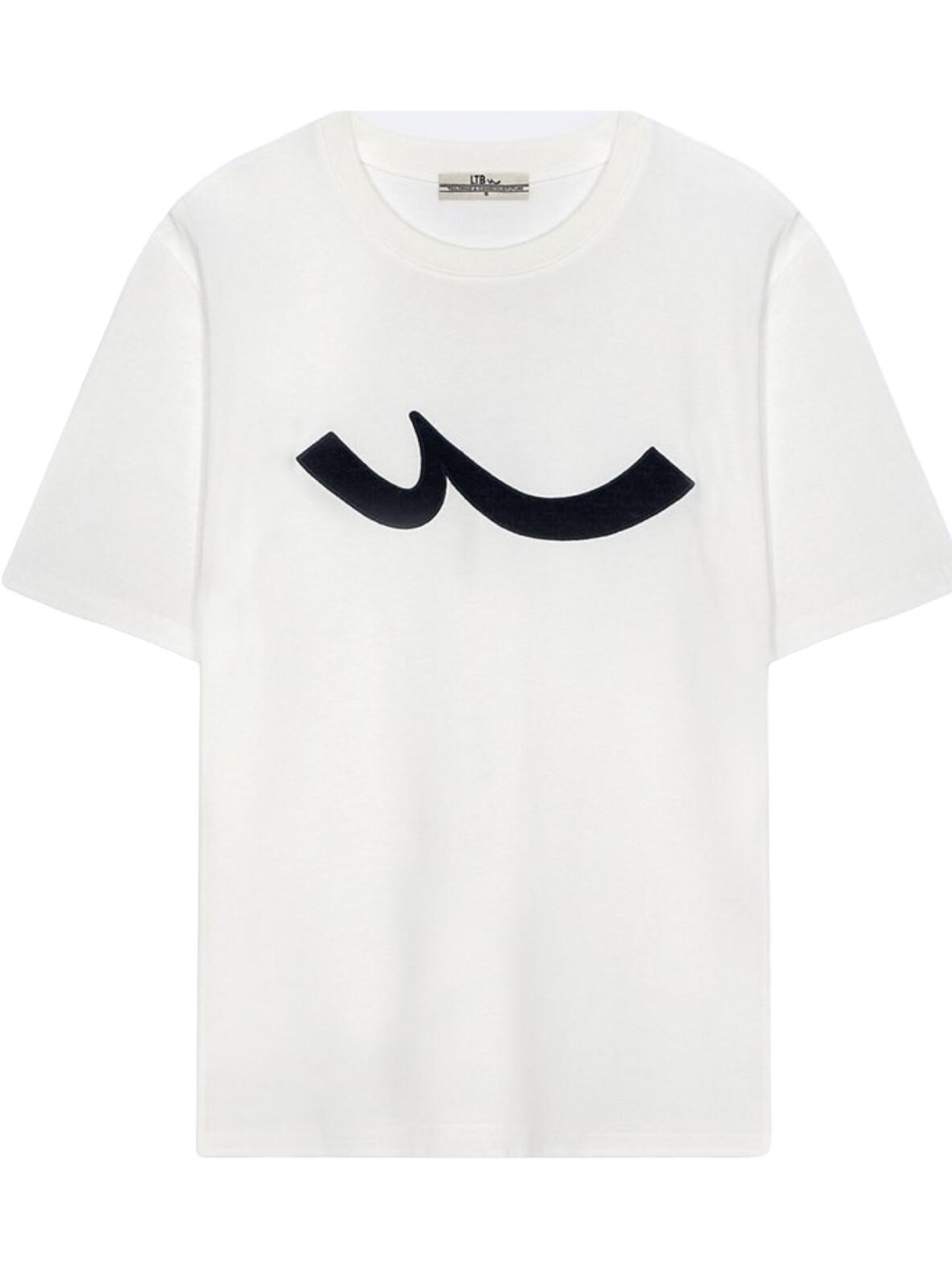 T-Shirt 'LTB Jeans Herren-T-Shirt mit Logo-Print' LTB Jeans en blanc : devant
