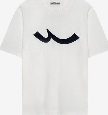 T-Shirt 'LTB Jeans Herren-T-Shirt mit Logo-Print' LTB Jeans en blanc : devant
