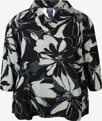 Zhenzi Blouse 'Amaya 1195' in Groen: voorkant