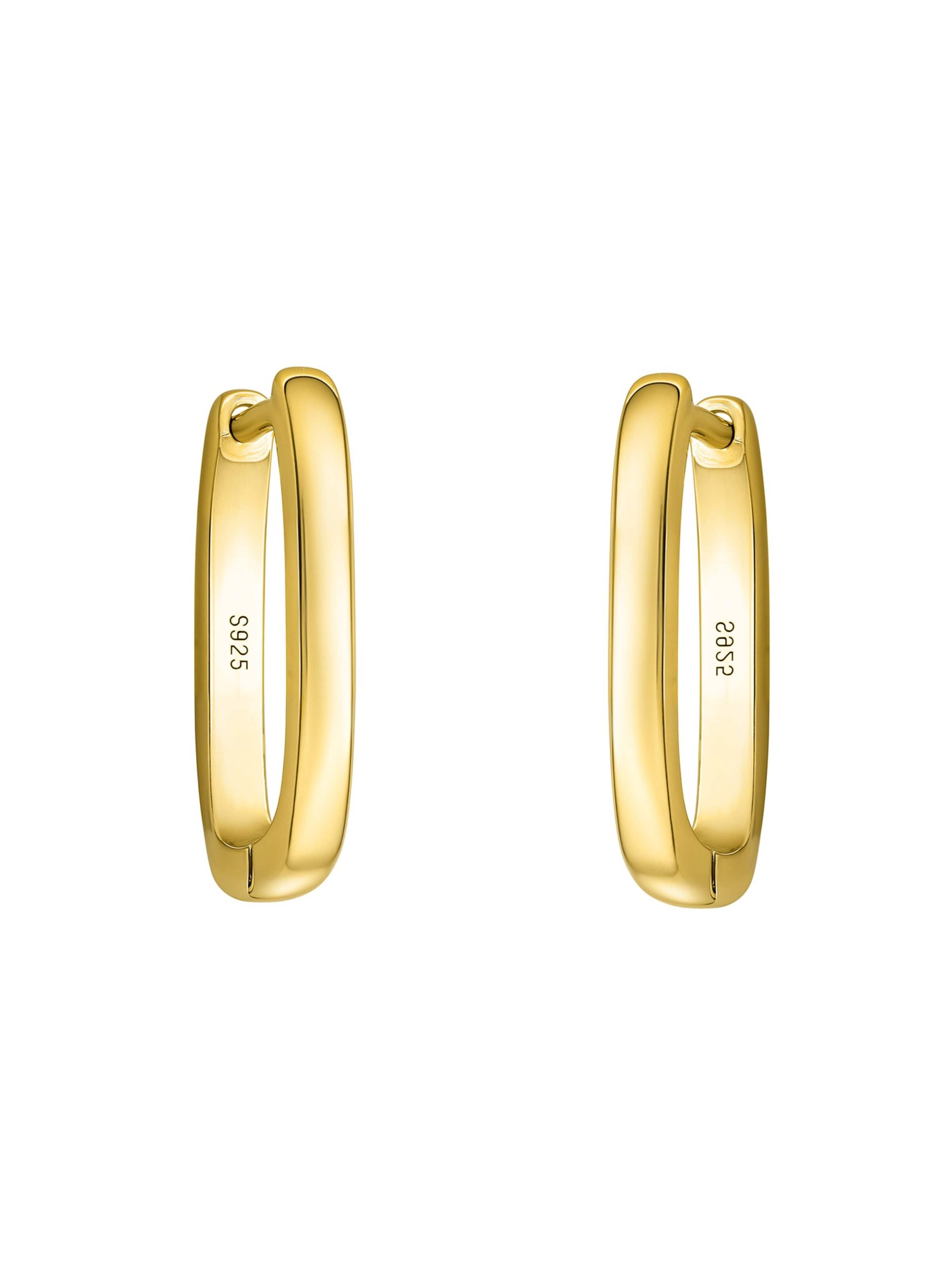 Sofia Milani Ohrringe 'Creole'‌‌‌‌‌ in Gold: Vorderseite