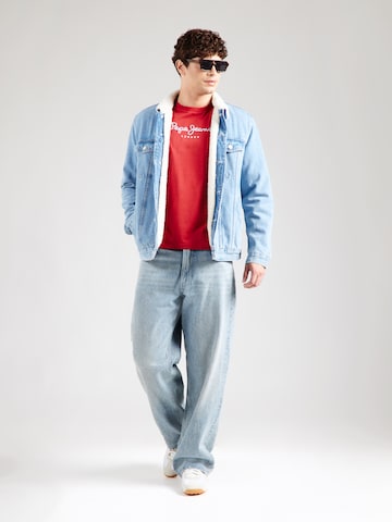 Pepe Jeans Majica 'EGGO' | rdeča barva
