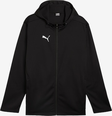 juoda PUMA Sportinė striukė 'TeamFinal': priekis