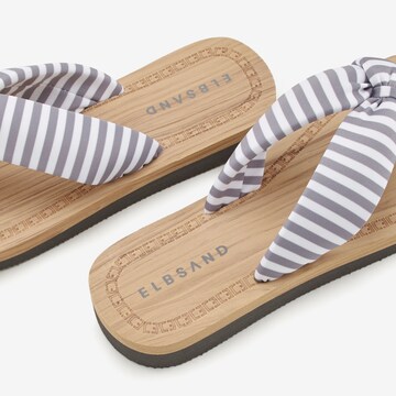 Elbsand T-Bar Sandals in Grey