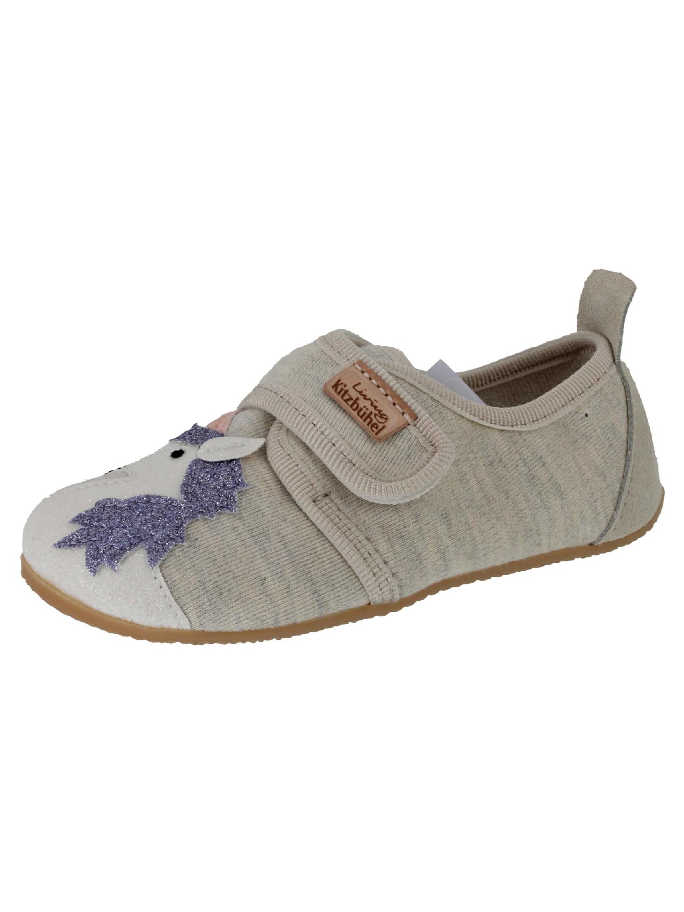 Living Kitzbühel Slipper 'Einhornzauber' in Beige: front