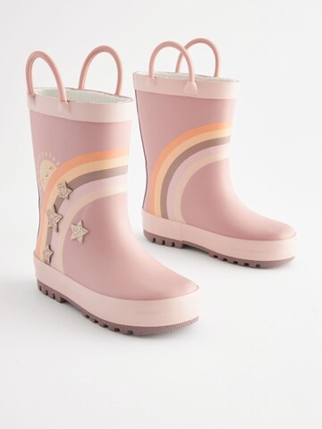 Bottes en caoutchouc Next en rose
