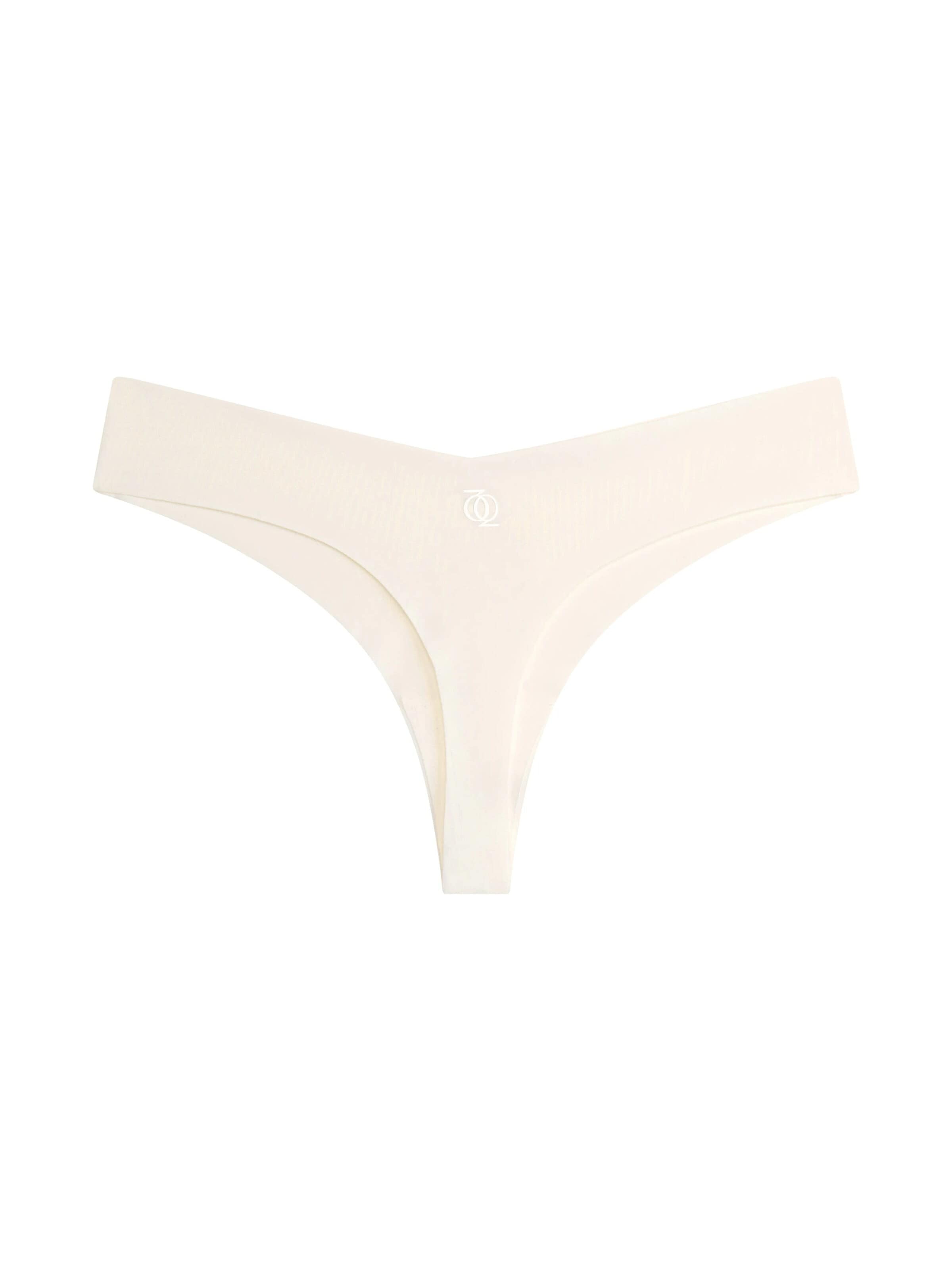 GOD SAVE QUEENS Slip 'Second Skin Brazilian' in Beige: voorkant