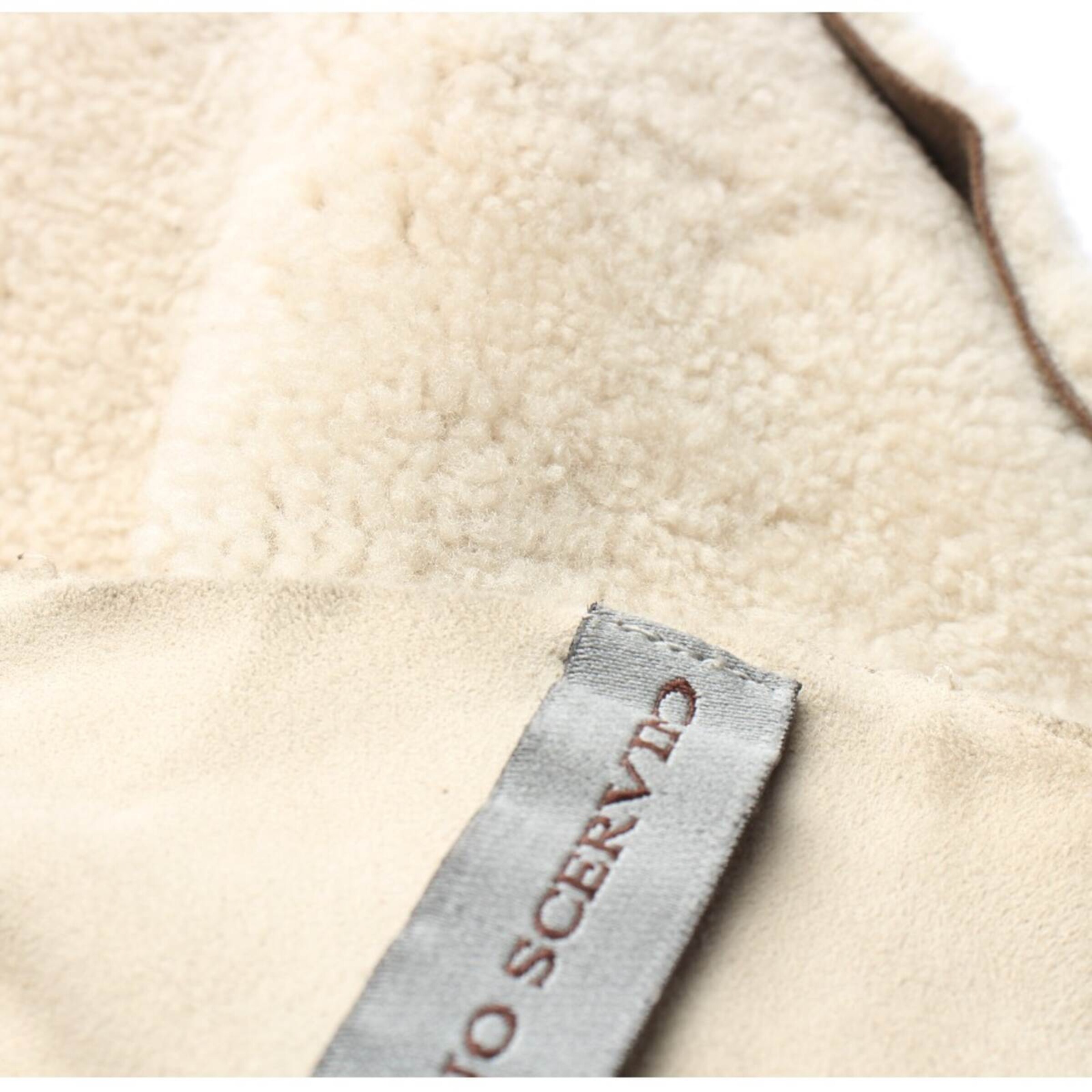 Ermanno Scervino Jacket & Coat in L in Beige