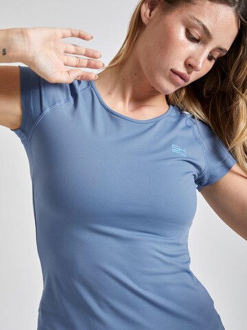 SPORTKIND Functioneel shirt 'Capsleeve' in Grijs