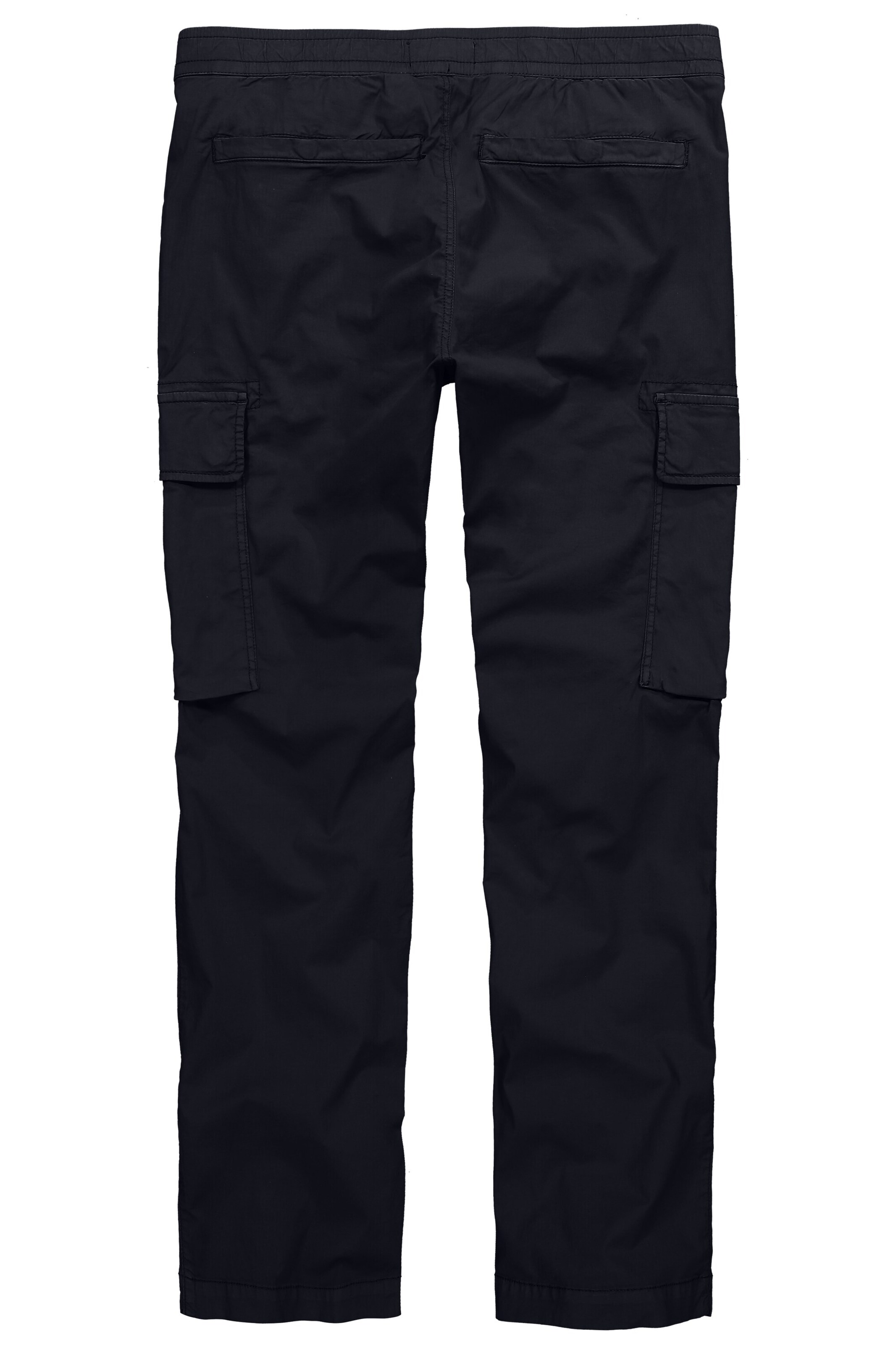 Men Plus Regular Cargo Pants in Blue