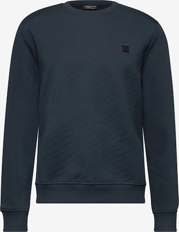 Street One MEN Sweatshirt in Blau: Vorderseite