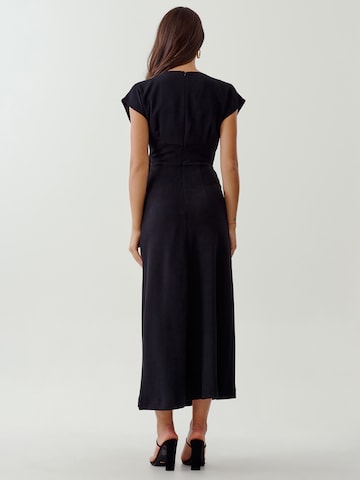 Tussah Dress 'ILENE' in Black: back