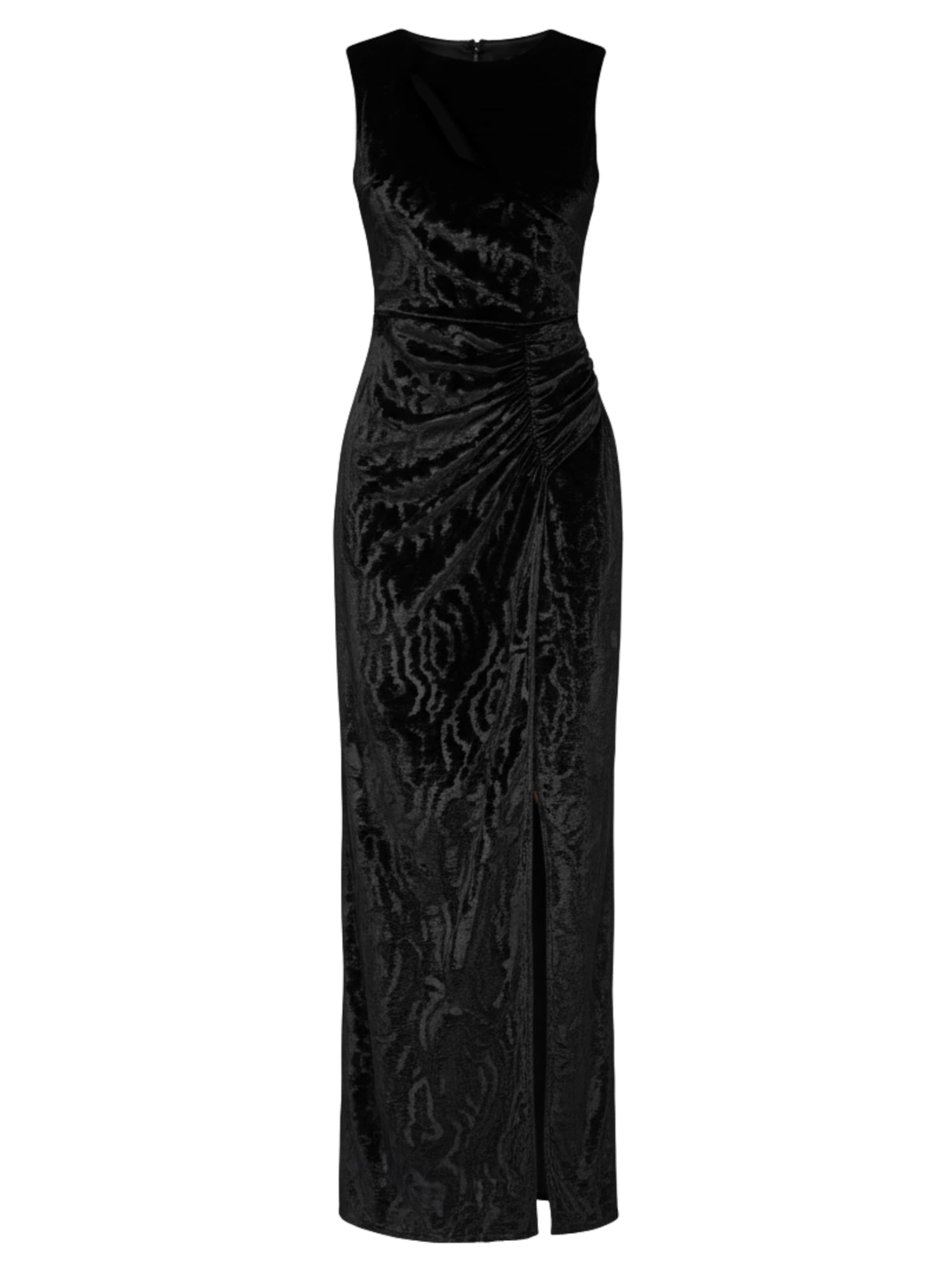 Ombre - Vestido de noche en negro: frente