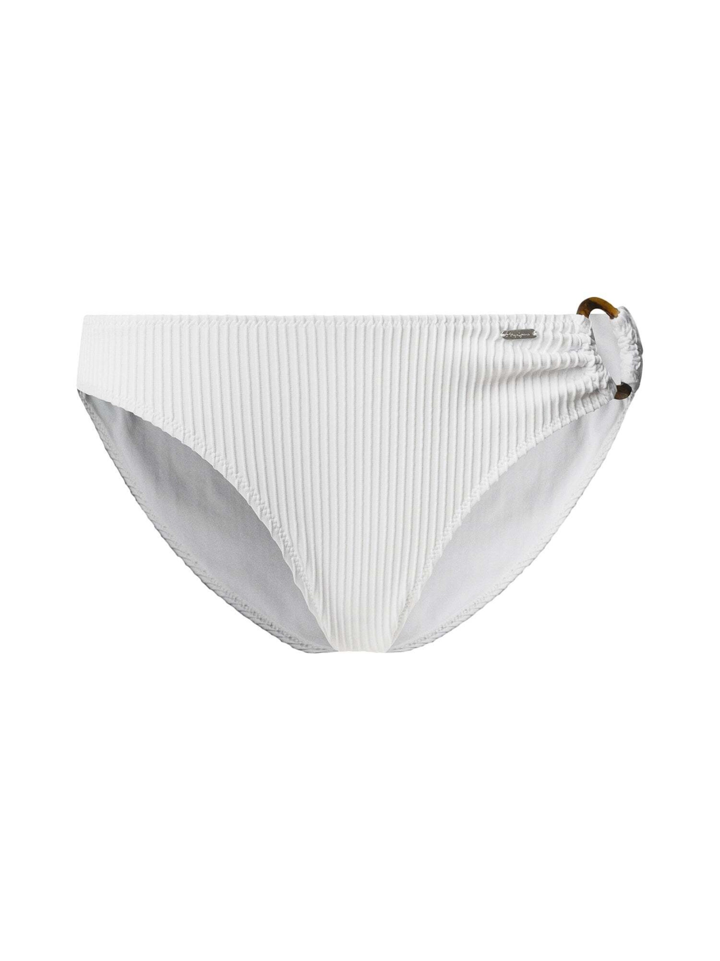 Pepe Jeans Bikinibroek in Wit: voorkant
