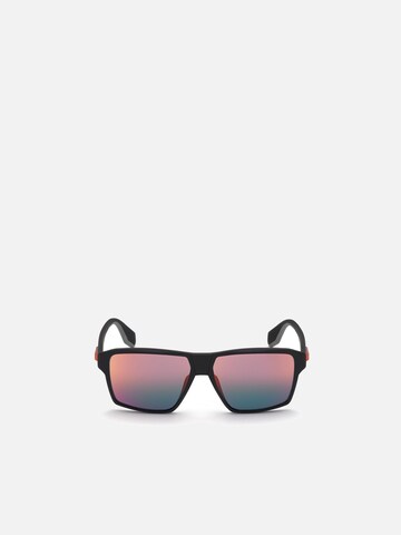 ADIDAS ORIGINALS Zonnebril 'Adidas Originals OR0039 Matte black 58/14/145 MAN Sunglasses' in Zwart: voorkant