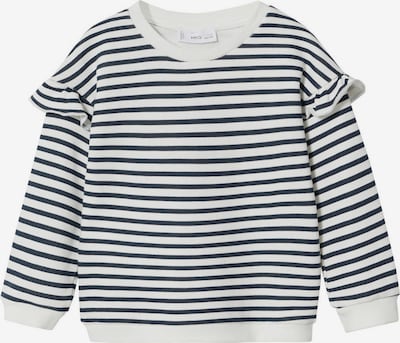 MANGO KIDS Sweatshirt 'Ines' i mørkeblå / hvit, Produktvisning