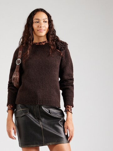 VERO MODA - Pullover 'VMADIA' em castanho: frente
