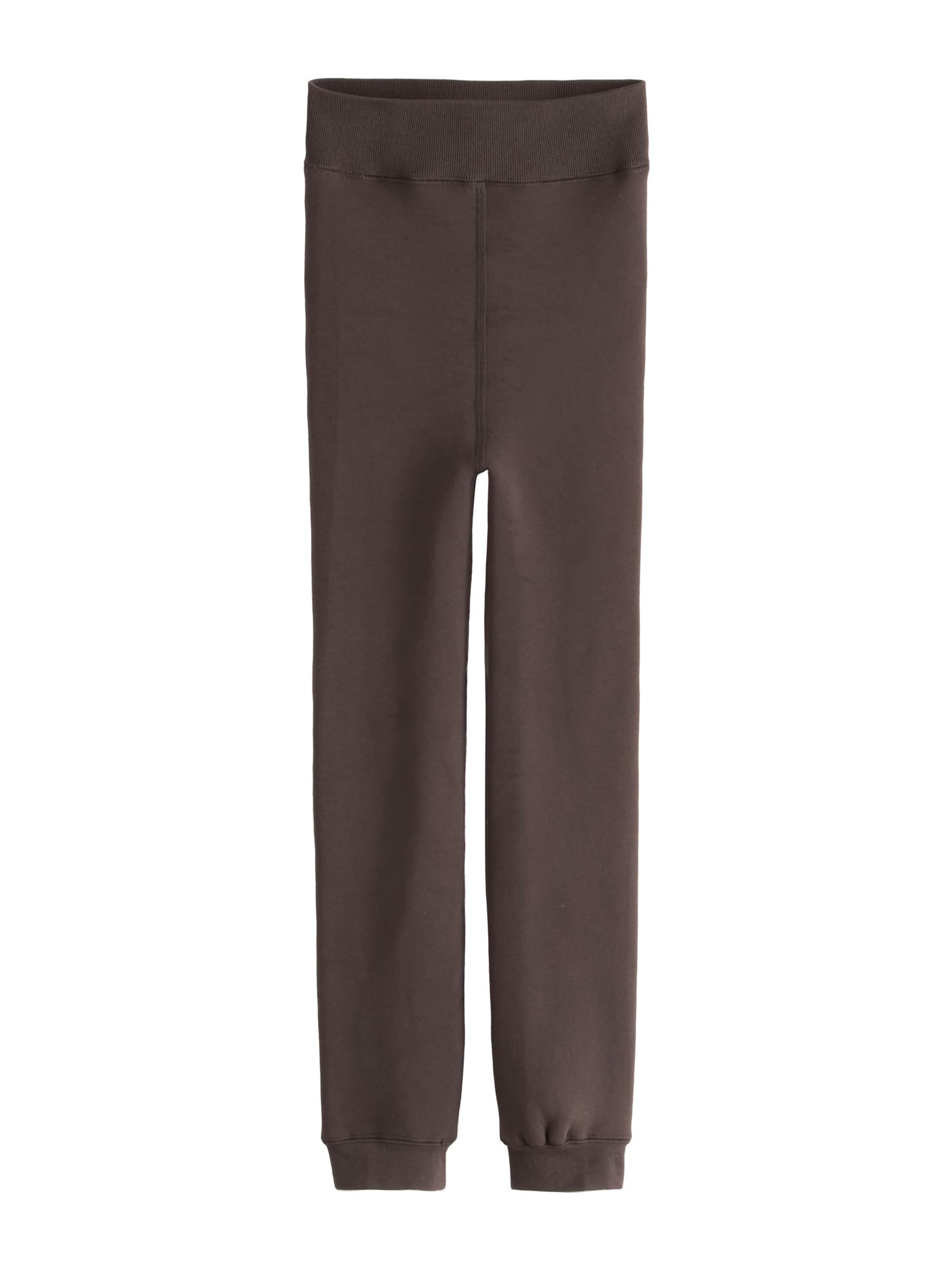 Next Tapered Leggings i brun: framsida