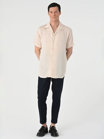 Antioch Regular fit Button Up Shirt in Beige