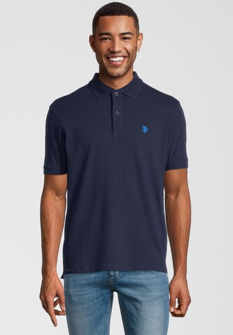 U.S. POLO ASSN. Shirt in Blauw: voorkant