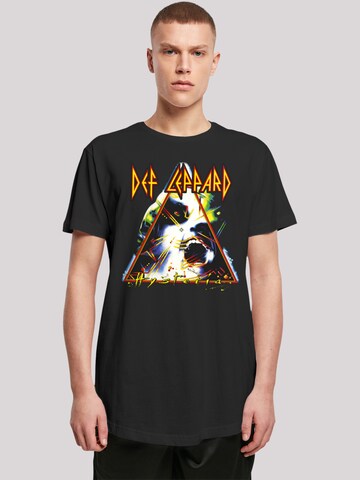 T-Shirt 'Def Leppard Hysteria' F4NT4STIC en noir : devant