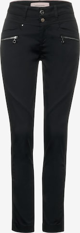 STREET ONE Trousers in Black: front