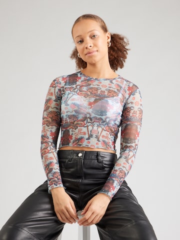 T-shirt 'SHANGHAI' Kaotiko en mélange de couleurs : devant