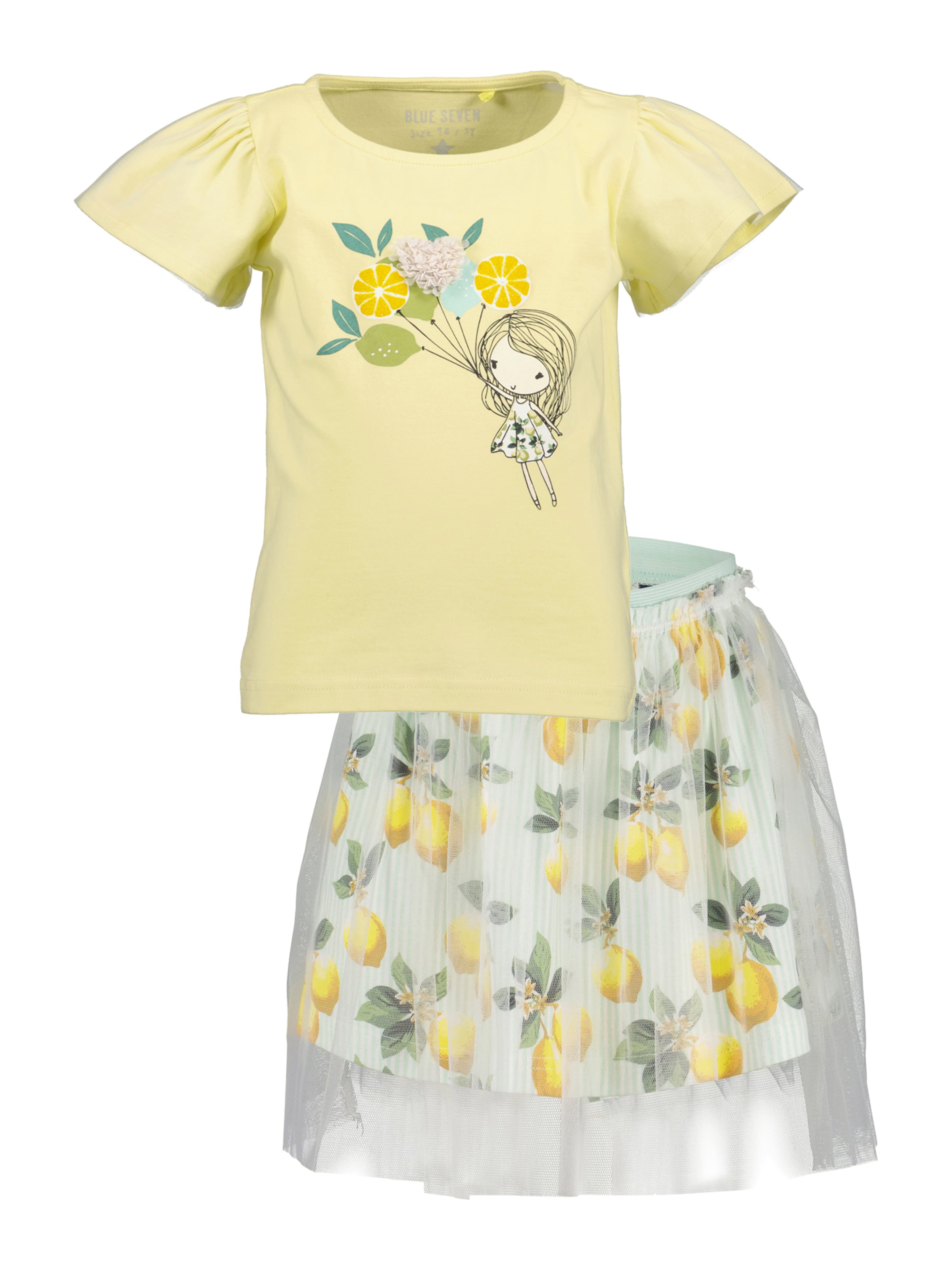 BLUE SEVEN Set in Yellow: front