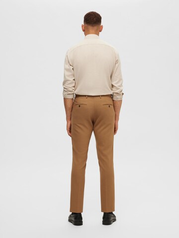 SELECTED HOMME Regular fit Overhemd 'Owen' in Beige