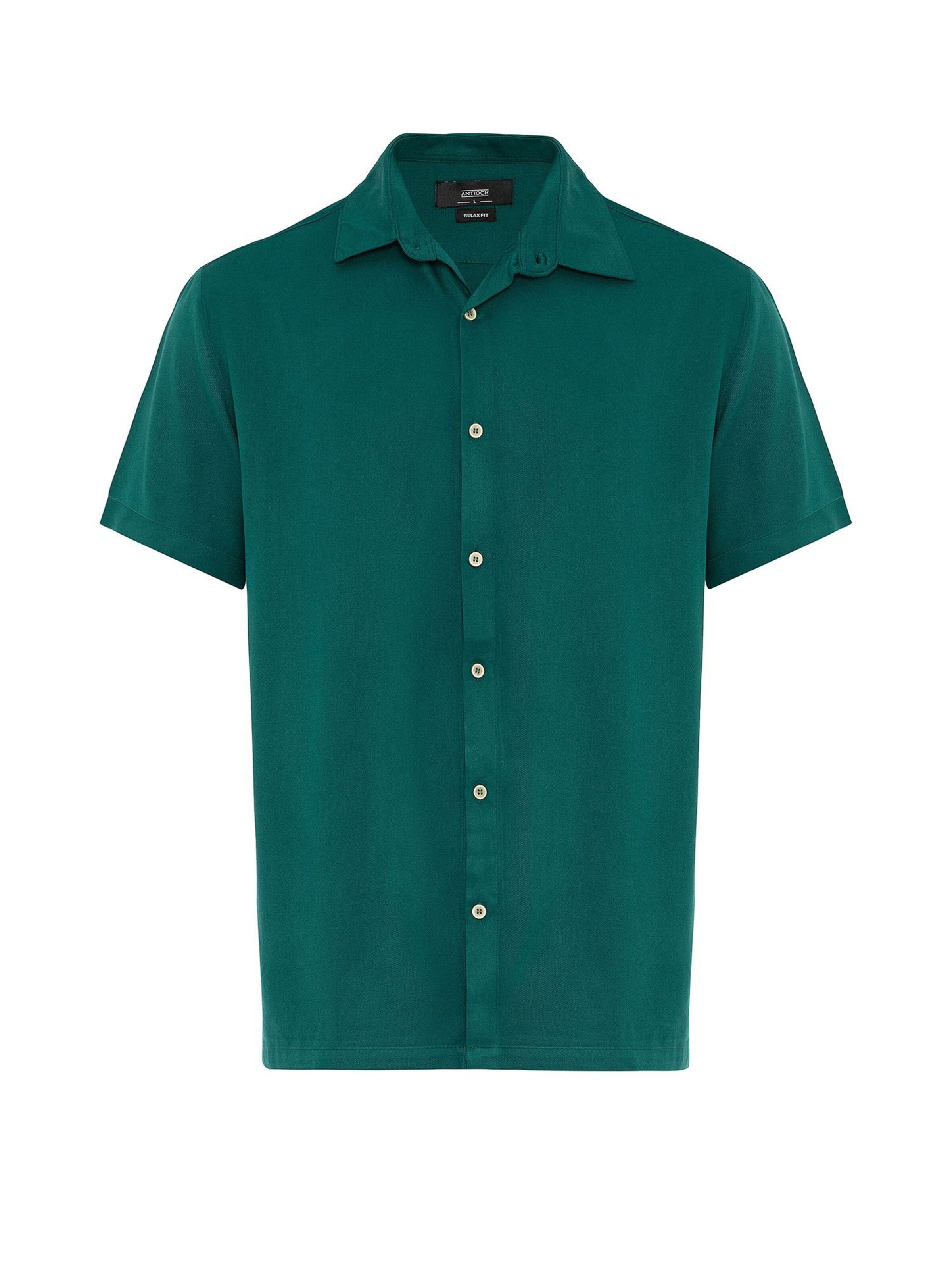 Antioch Regular fit Srajca | zelena barva: sprednja stran