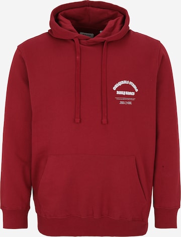 JACK & JONES Collegepaita 'JORMEADOWS' värissä punainen: etupuoli