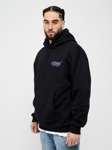 Multiply Apparel Sweatshirt in Black: front