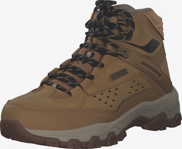 SKECHERS Boots 'Selmen my Turf' in Bruin: voorkant