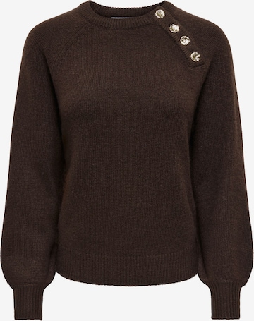 Pull-over 'EMMA' ONLY en marron : devant
