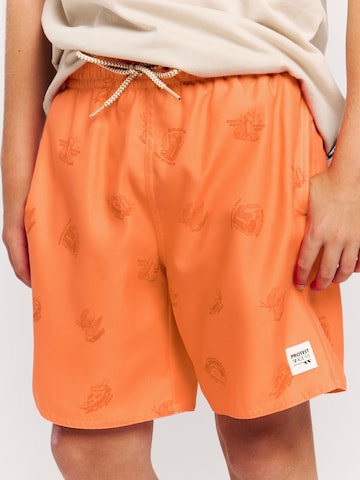 PROTEST Badeshorts 'PRTHector JR'‌‌‌‌ in Orange