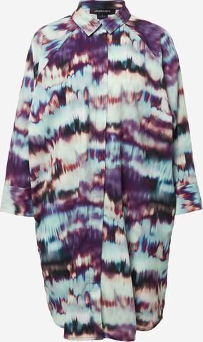 Robe-chemise Monki en mélange de couleurs : devant