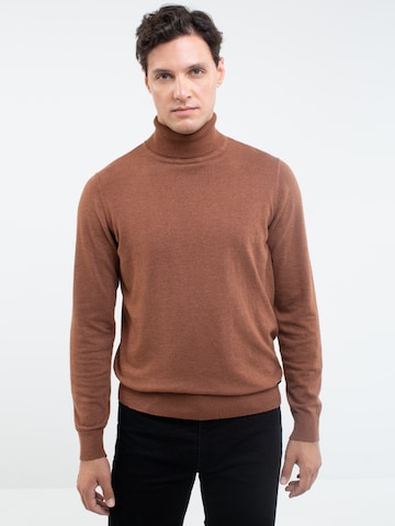 BIG STAR Sweater 'Charis' in Brown: front