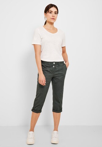 CECIL Regular Trousers in Green
