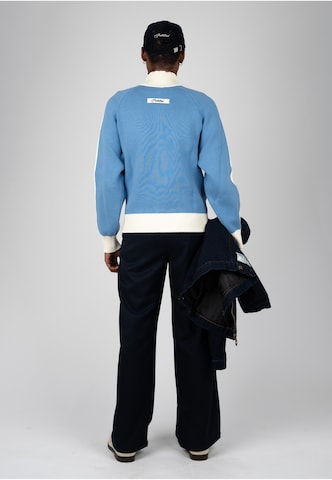Prohibited Strickjacke 'Letterman' in Blau