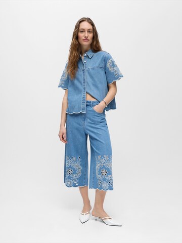 OBJECT Loosefit Jeans 'OBJIDDA' in Blau